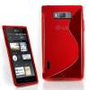Θήκη σιλικόνης S Line TPU Gel για LG Optimus L7 P700 Κόκκινο (OEM)
